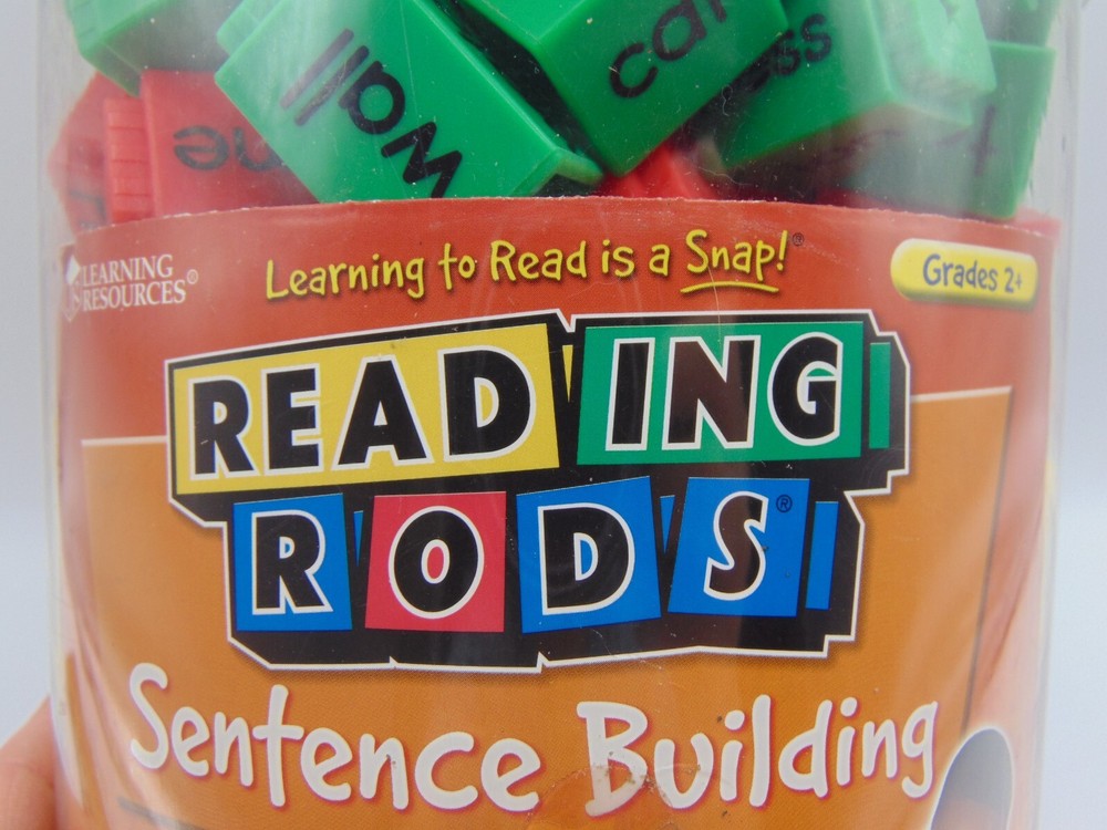 READING RODS Sentence Building HOME SCHOOL 153 Pieces Missing 3 Pieces