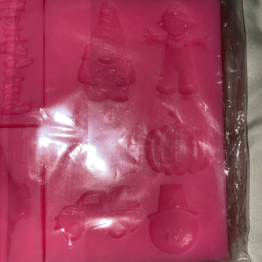 5 pc Silicone Molds, 3D Thanksgiving/ fall Candy Molds