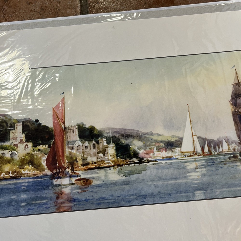 Dartmouth Devon Devonshire Railway Train Carriage Reproduction Print