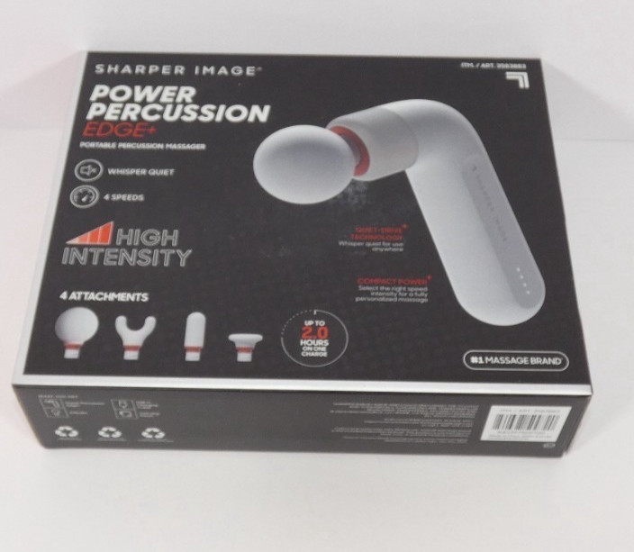 Sharper Image Power Percussion Edge+ Portable Percussion Massager