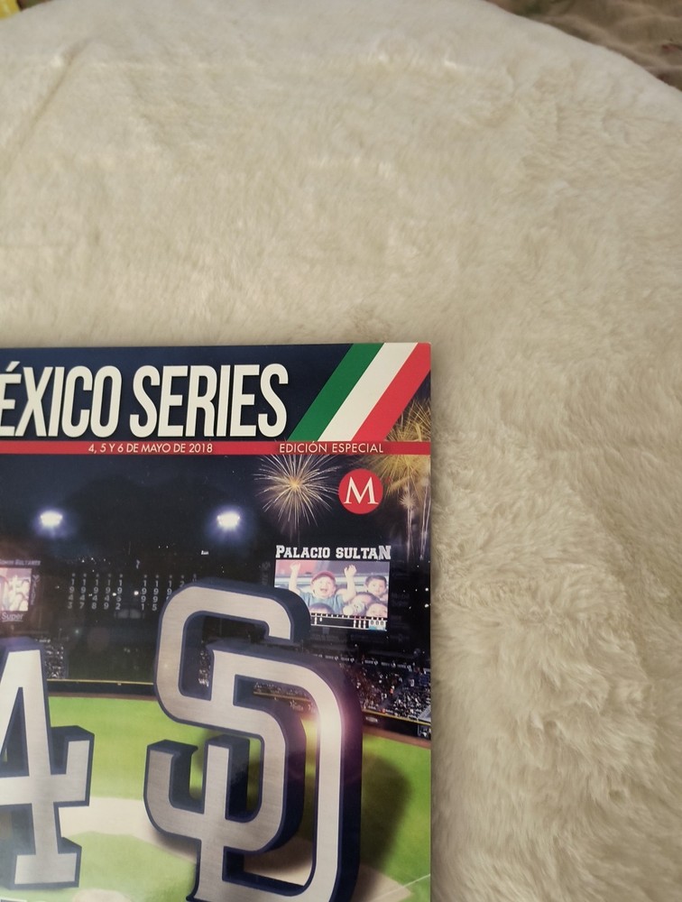 2018 Dodgers/Padres Monterrey Mexico Program