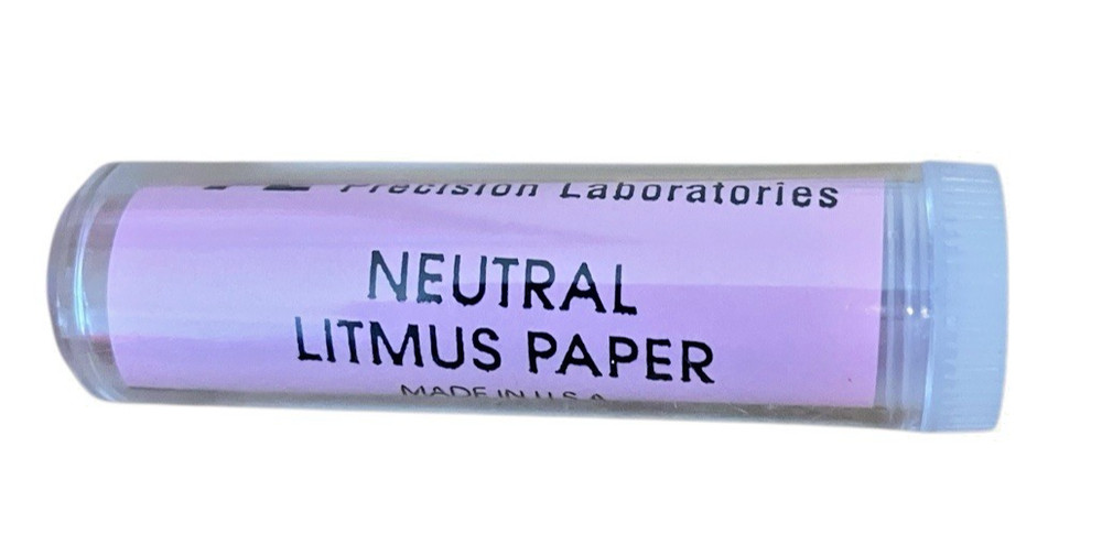 Neutral Litmus Paper Precision Laboratories Approx 100 Strips
