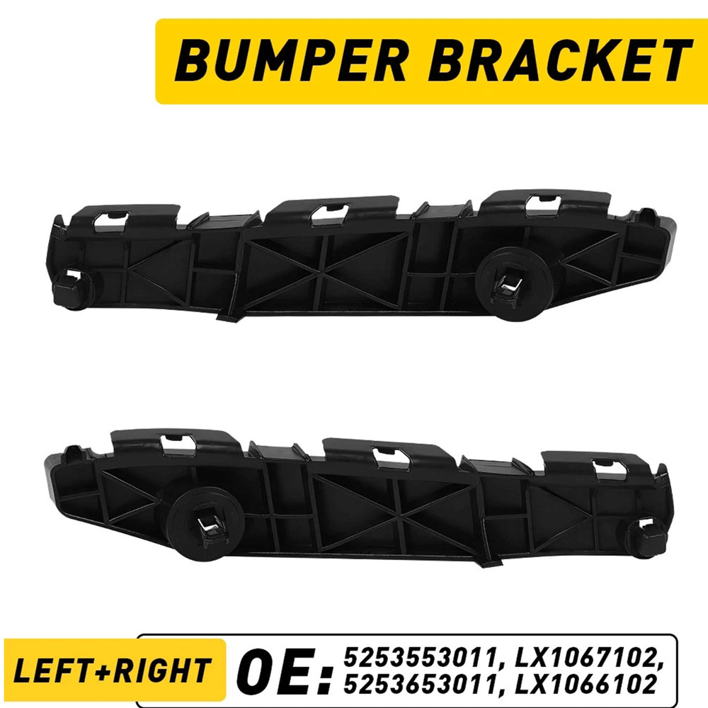 Left & Right Side Front Bumper Support Bracket For 2006-2015 Lexus IS250 / IS350