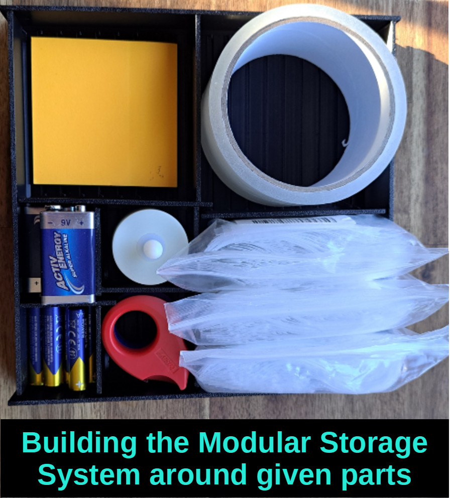 Modular Storage System | Customizable Drawer Organizer | 200mmx200mm Starter Set