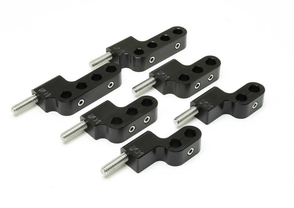 8pc. Billet Ignition Wire Loom Set Black. Best looking/ function MADE U.S.A.