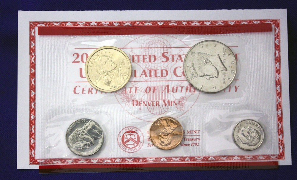 2003 UNCIRCULATED Genuine U.S. MINT SETS ISSUED BY U.S. MINT