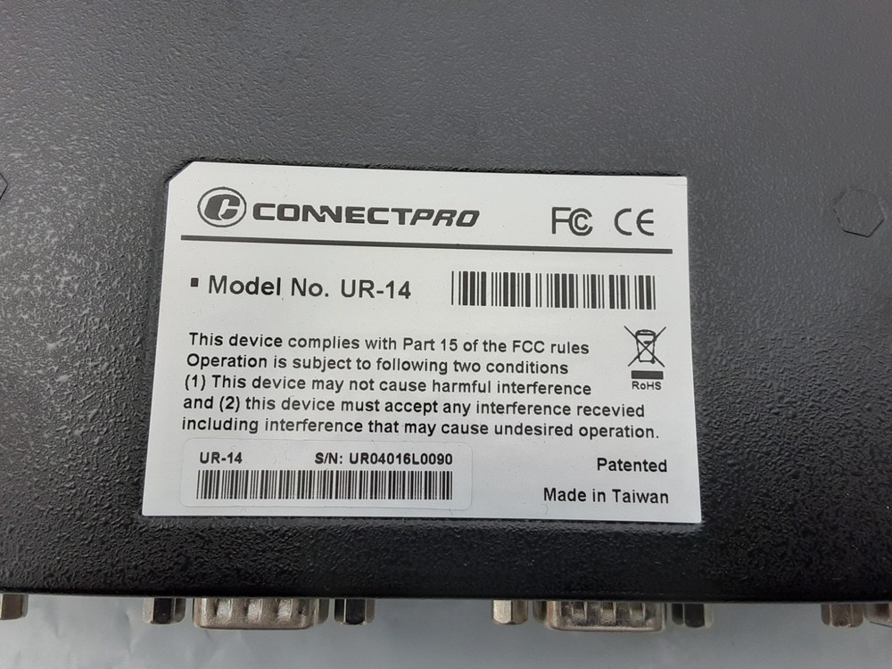 Connectpro UR-14 Master-IT 4-Port Device External USB KVM Switch - UNTESTED