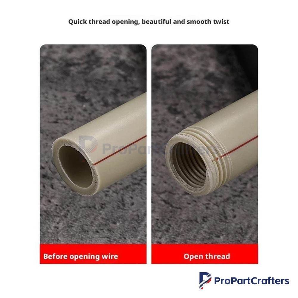 PVC Pipe Threader Kit Integrated Internal & External Pipe Threading-Tool
