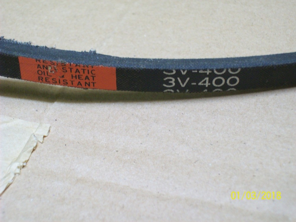 (2) NEW ELECTRON V-BELT , 3V-400