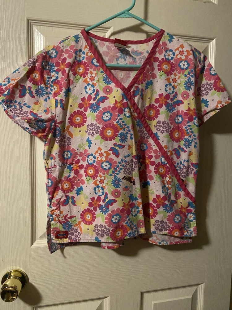 Dickies Scrub Top Size S