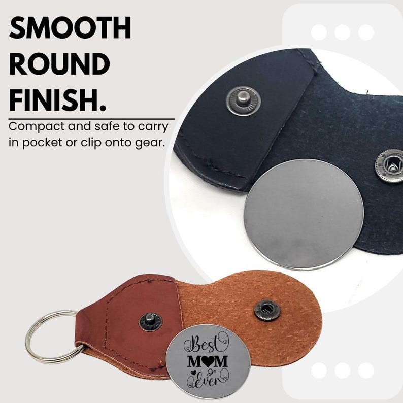 Engraved Pocket Hug Token Keychain – Emotional Keepsake Gift for Difficult Days