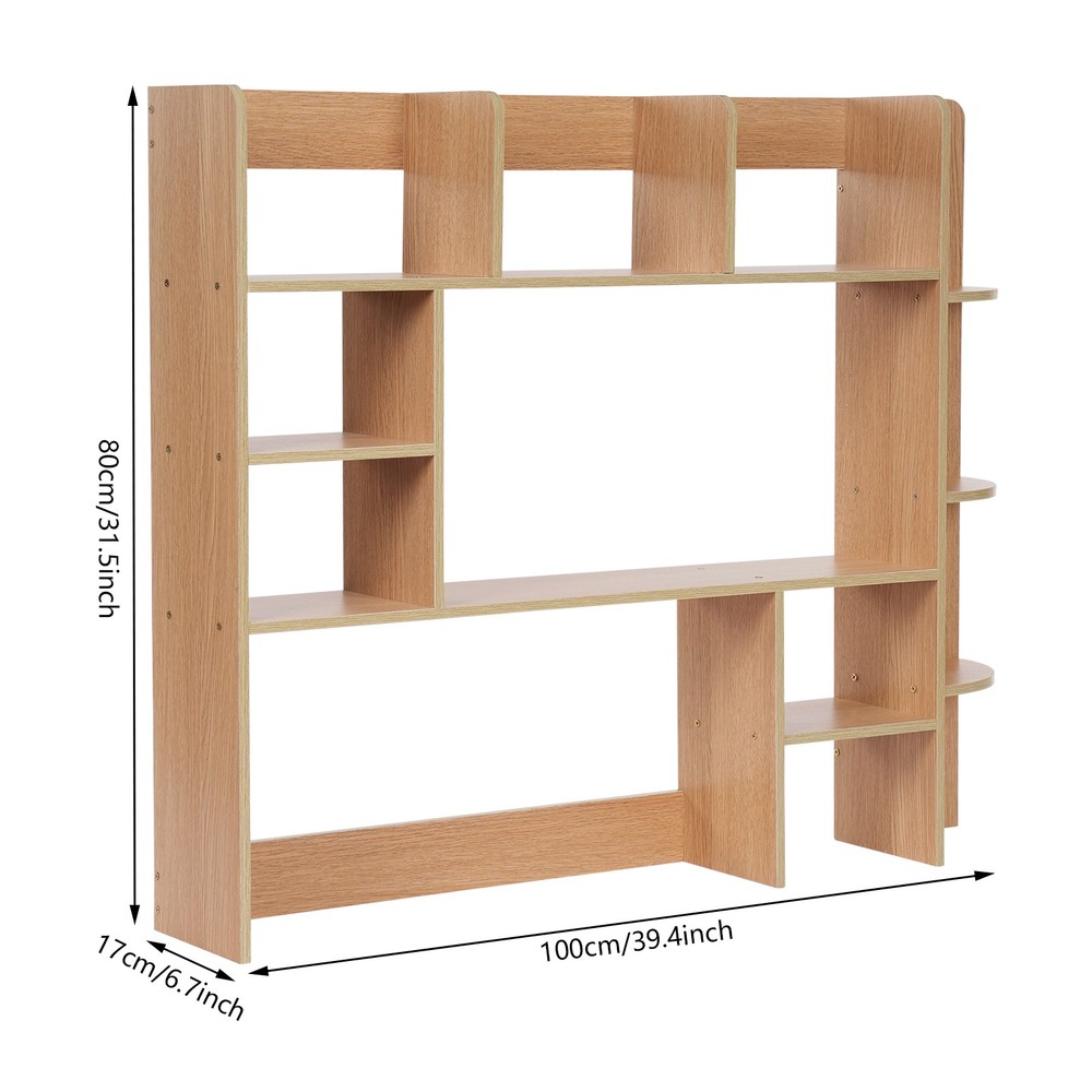 Storage Rack, Desktop Storage Rack, Desk Bookshelf Organizer Load Capacity: 3kg