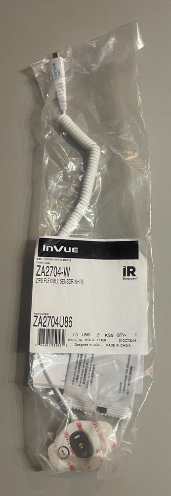 INVUE ZA2704U86 Zips Flexible Sensor White