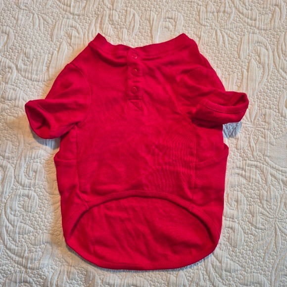 Pajamagram red size Medium jersey pajama shirt EUC