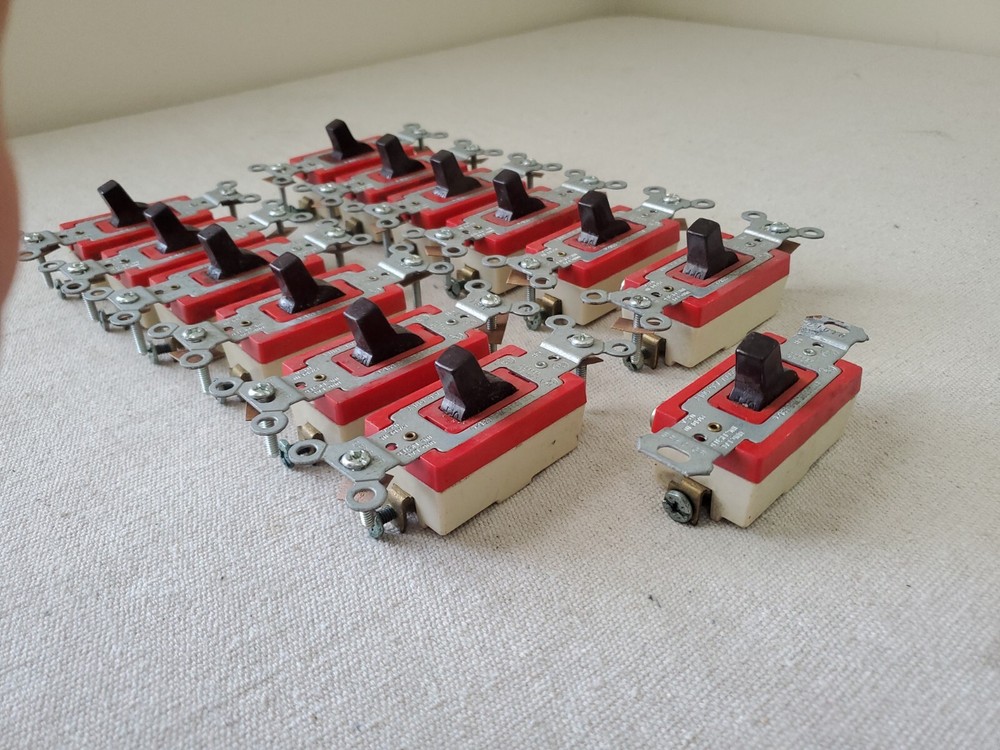 (PACK OF 13) GE TOGGLE SWITCH SPEC GRADE 20A BROWN