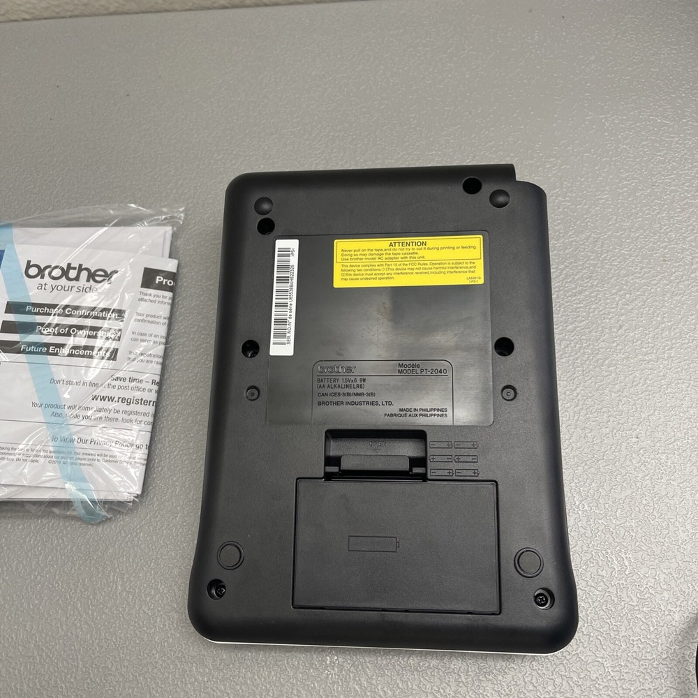 Brother P-Touch Monochrome Label Maker Printer Model PT-2040 (UNIT ONLY)