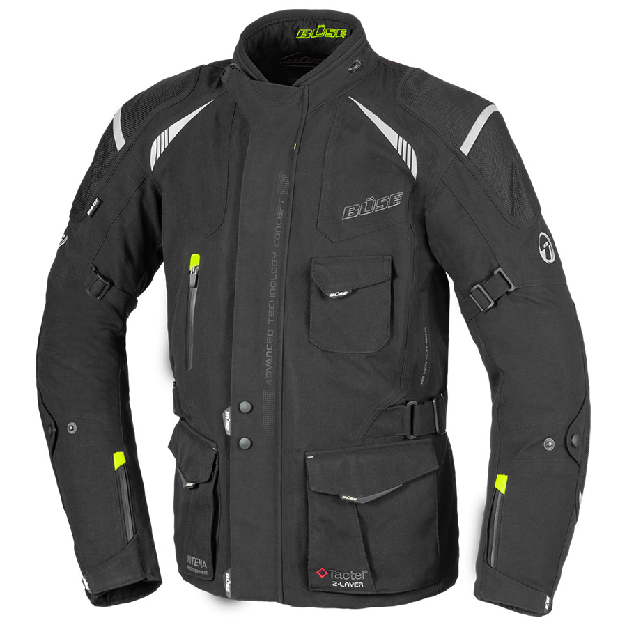BUSE Grado black motorcycle jacket