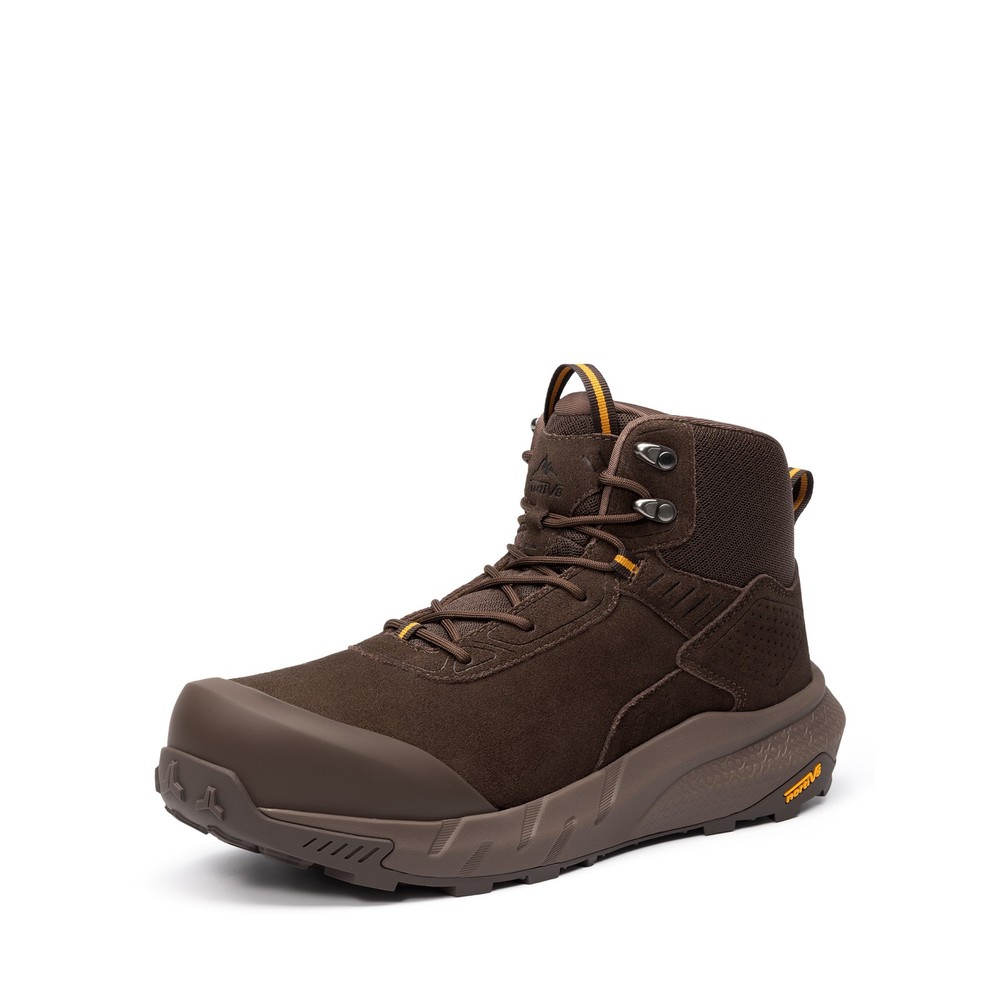Men Waterproof Composite Toe Work Boots Lightweight Comfortable Safety Boots