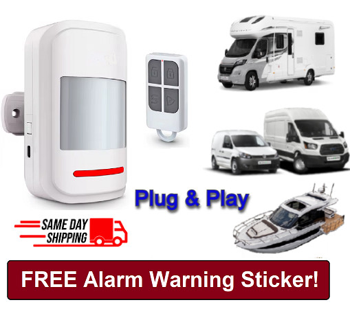 Camper-Van-Motorhome-Caravan Wireless Remote Alarm Security Entry Motion Sensor