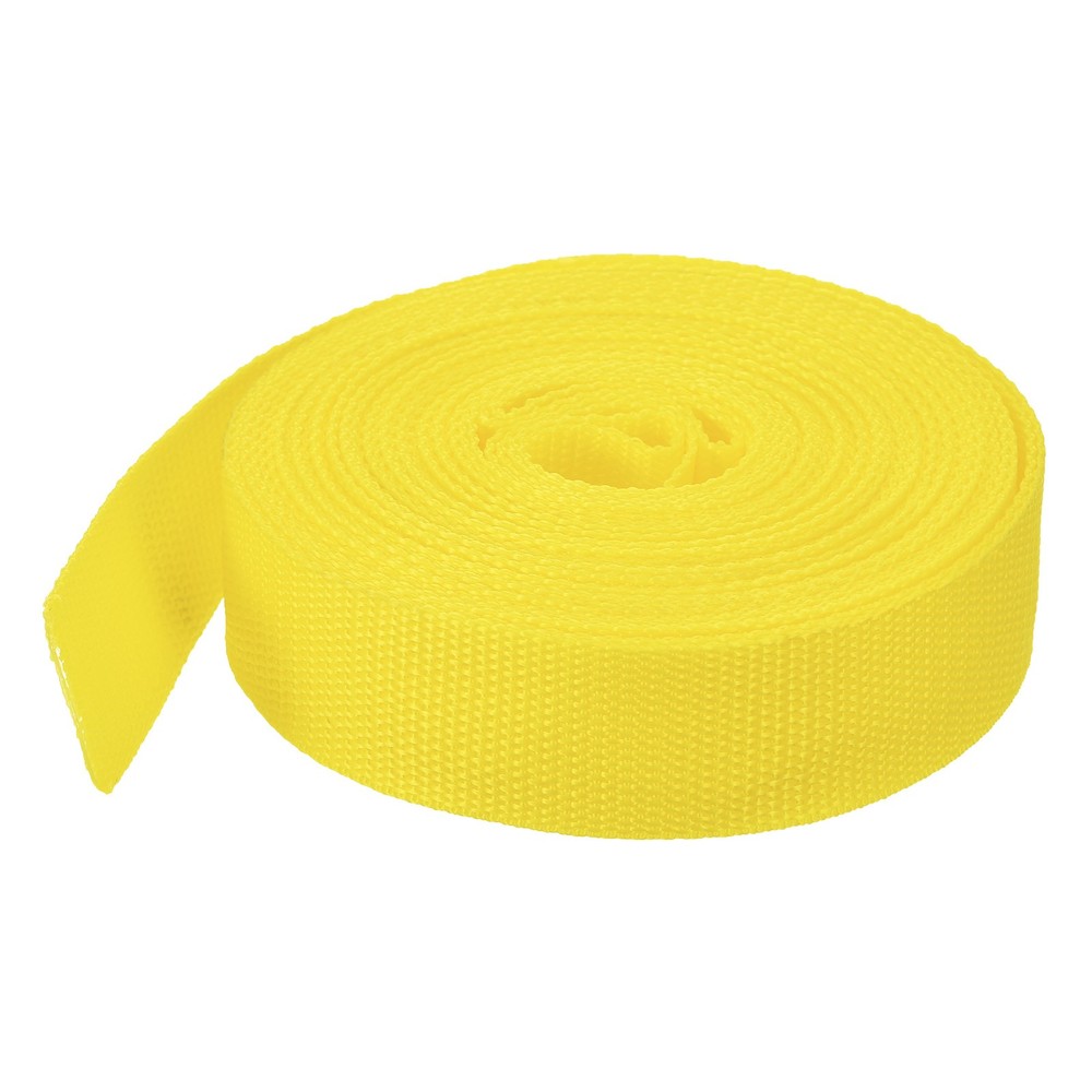 Lightweight Polypropylene Webbing Strap 0.8" 10 Yard Backpack Lemon Yellow