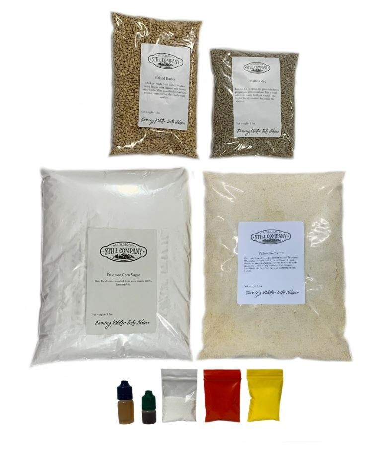 Corn, Barley & Rye Fermentation Kit for Moonshine Whiskey