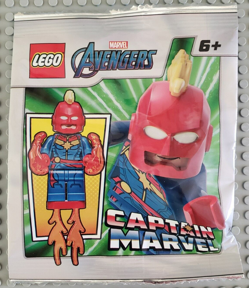 LEGO Captain Marvel Minifigure Foil Pack 242003 - Marvel AVENGERS