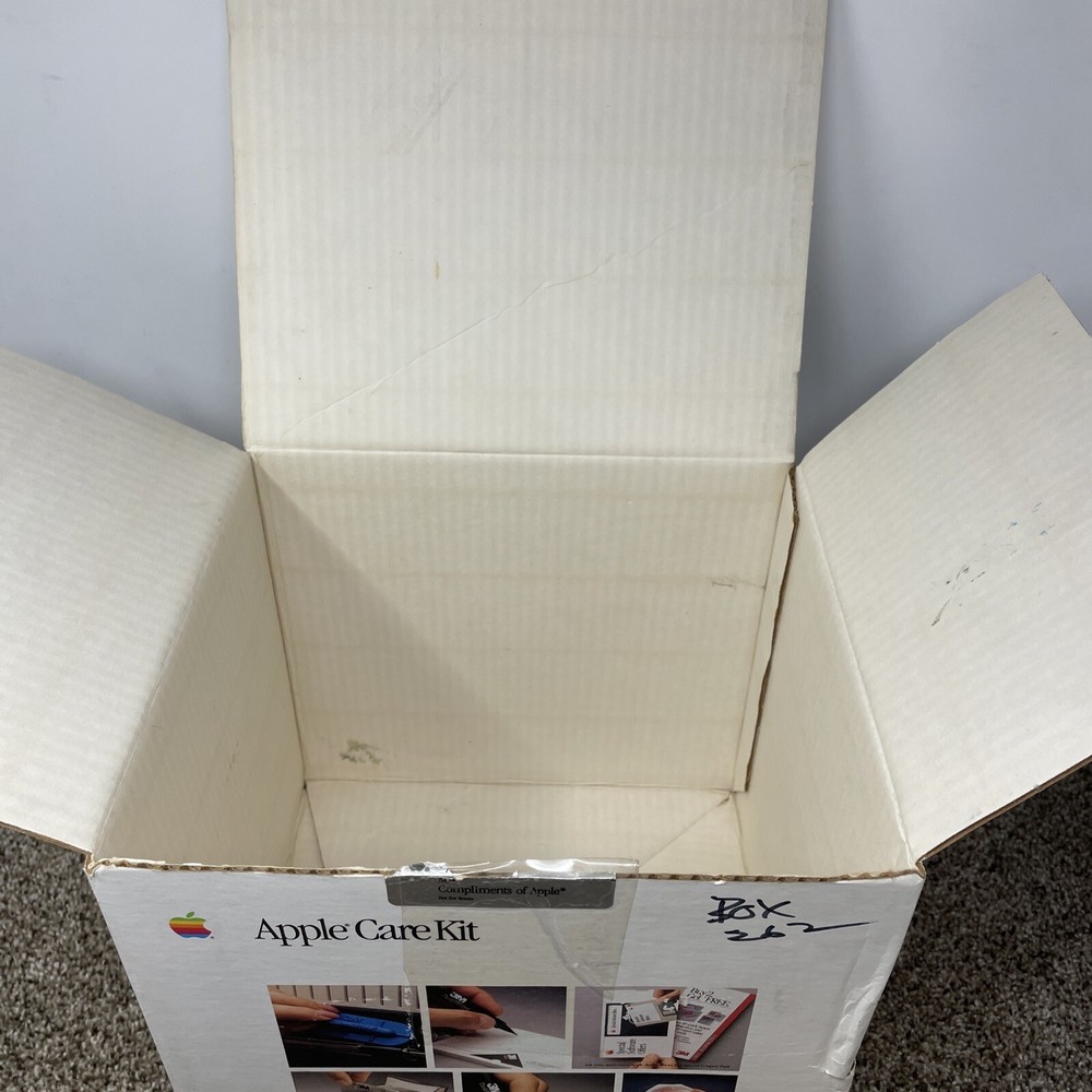 Vintage Apple Macintosh Apple Care Kit BOX ONLY