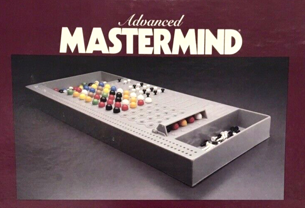 Advanced Mastermind Replacement Code and Key Pegs Pressman Game 1972 - 1989