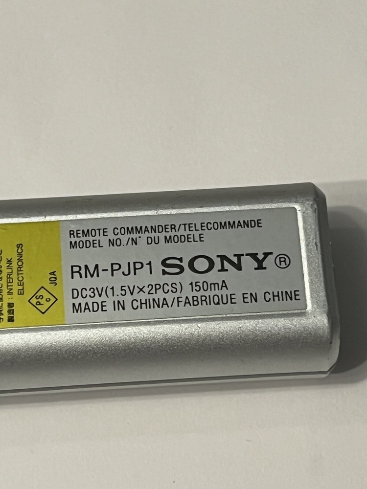 Genuine Original Sony RM-PJP1 Projector Presentation Laser Remote Controller