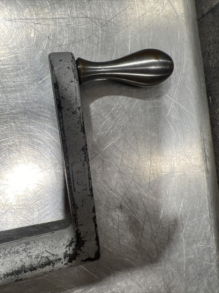 Vintage cast iron milling machine handle