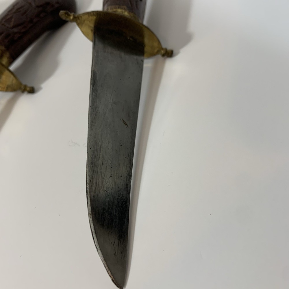 Vintage Dagger And Carving Fork with Stand