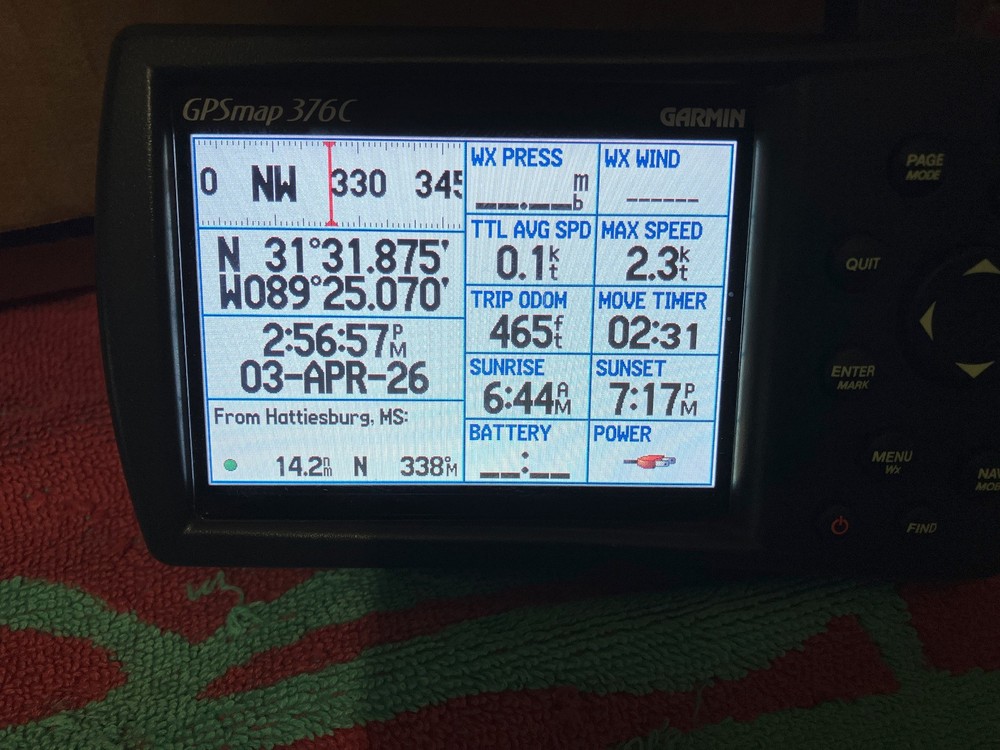 Garmin GPS 376C GPS Chartplotter