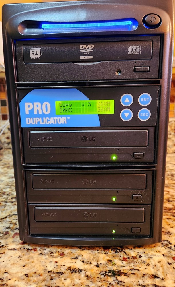 ProDuplicator 1 - 3 CD/DVD Burner Duplicator