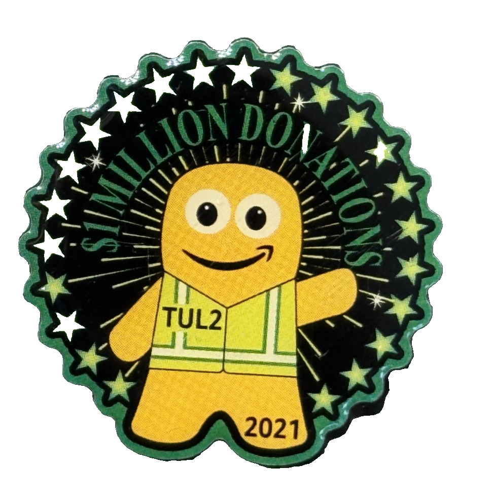 $1 MILLION DONATIONS Amazon Peccy Pin