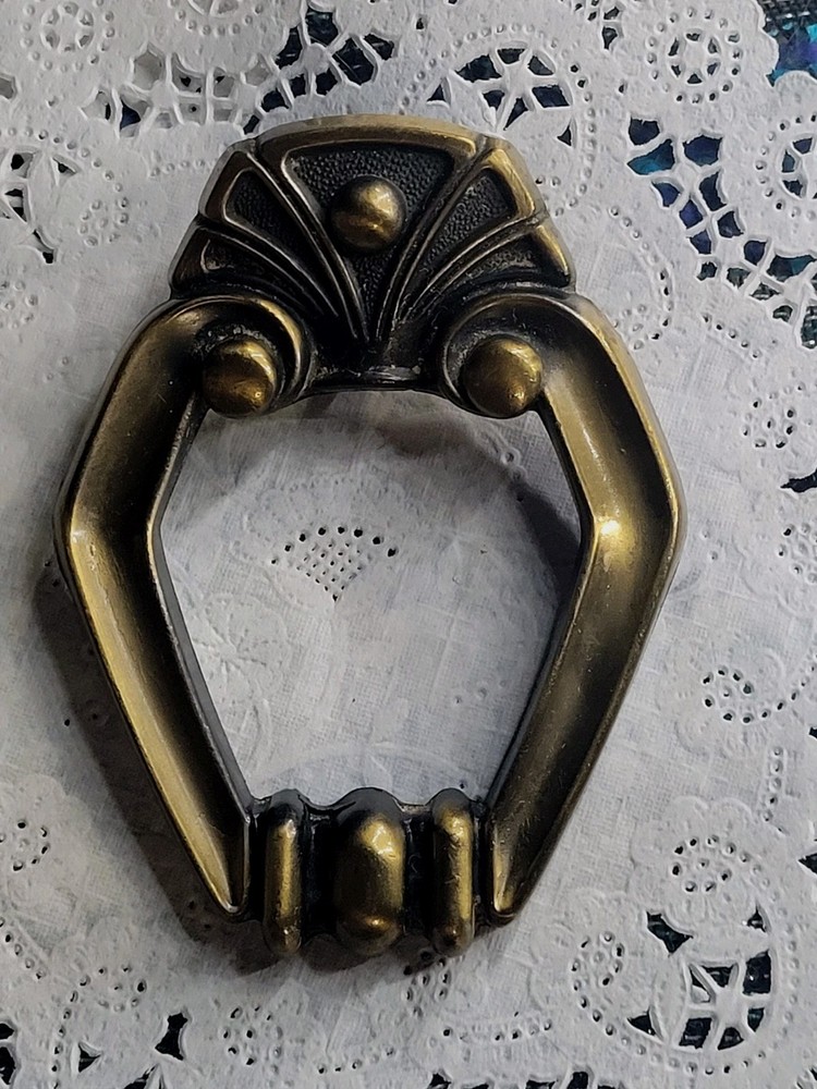 VTG Hexagon Drawer Pulls w/hardware New never installed ring pull many available