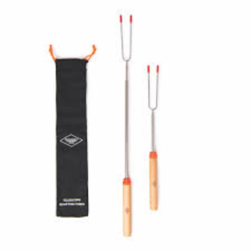 NIB Gentlemen's Hardware Campfire Telescopic Roasting Forks