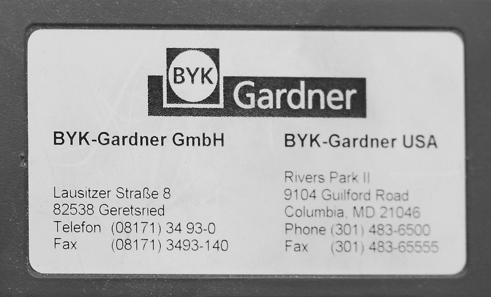 BYK Gardner micro- Tri- gloss µ three angle Gloss Meter Cat. 4435
