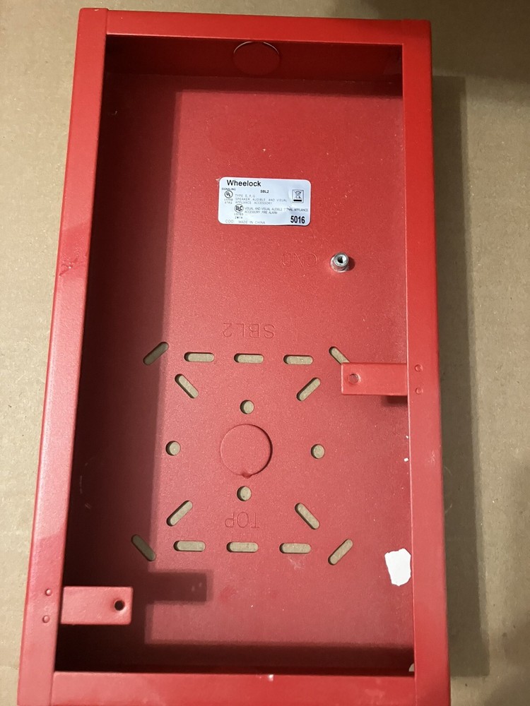 Wheelock SBL2-R Fire Alarm Surface Backbox