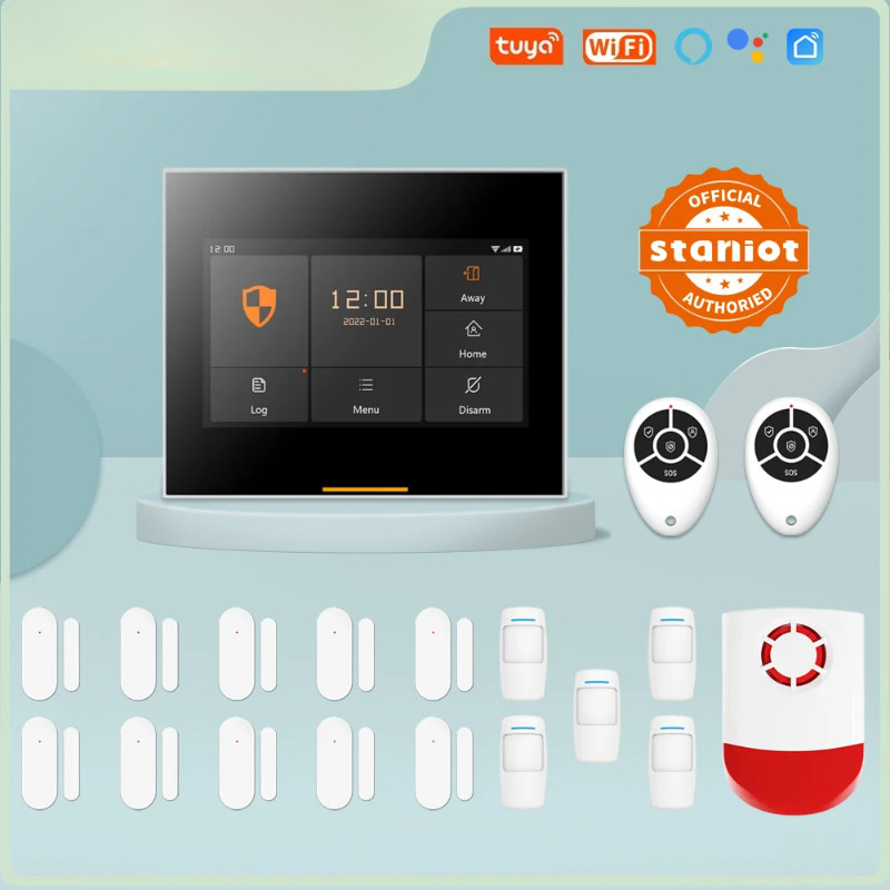Wireless WIFI Home Security Alarm System Motion Sensor Support Anti-dismantling