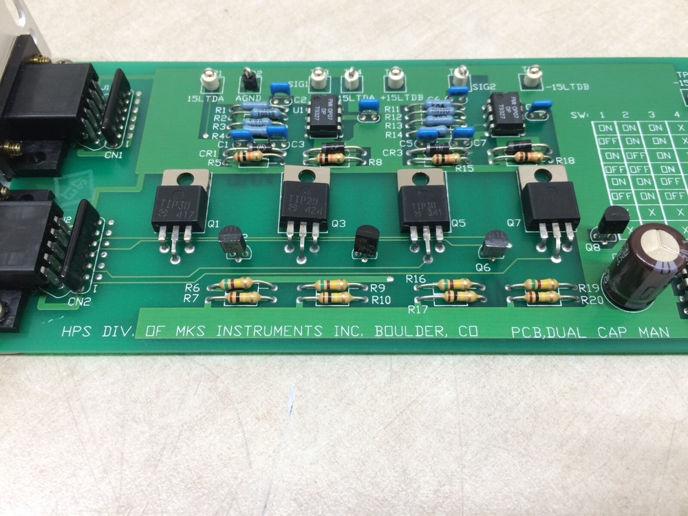 MKS 100007321 Capacitance Manometer Module PCB Single / Dual Cap Rev B