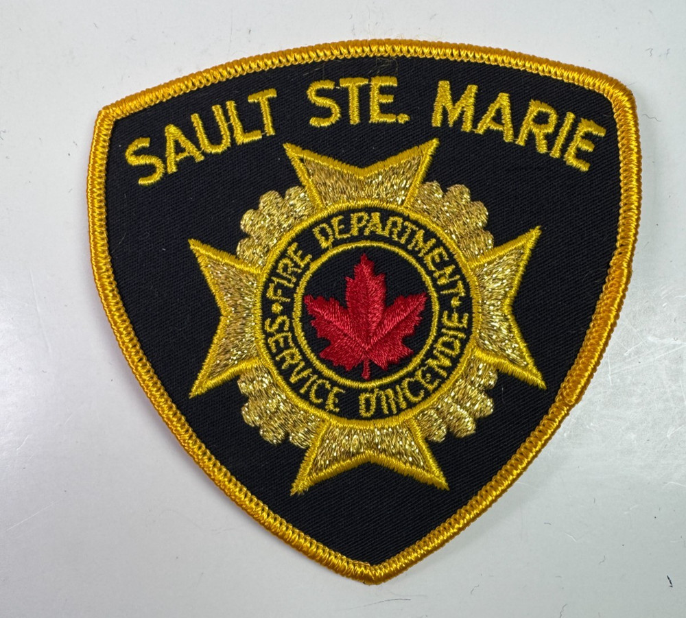 Sault Ste Marie Fire Canada Patch AA10