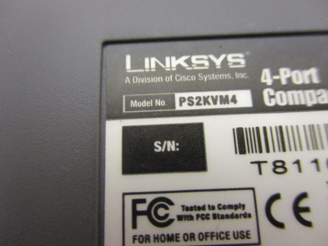 Linksys PS2KVM4 KMV Switch