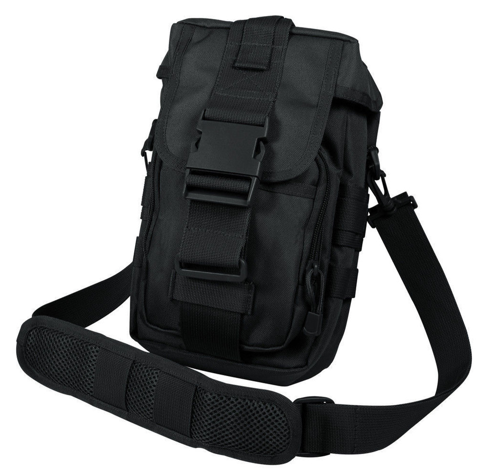 Flexipack MOLLE Tactical Shoulder Bag - Black