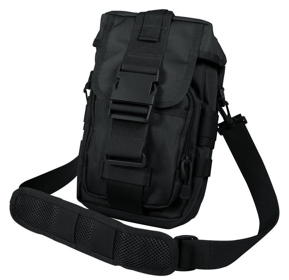 Flexipack MOLLE Tactical Shoulder Bag - Black