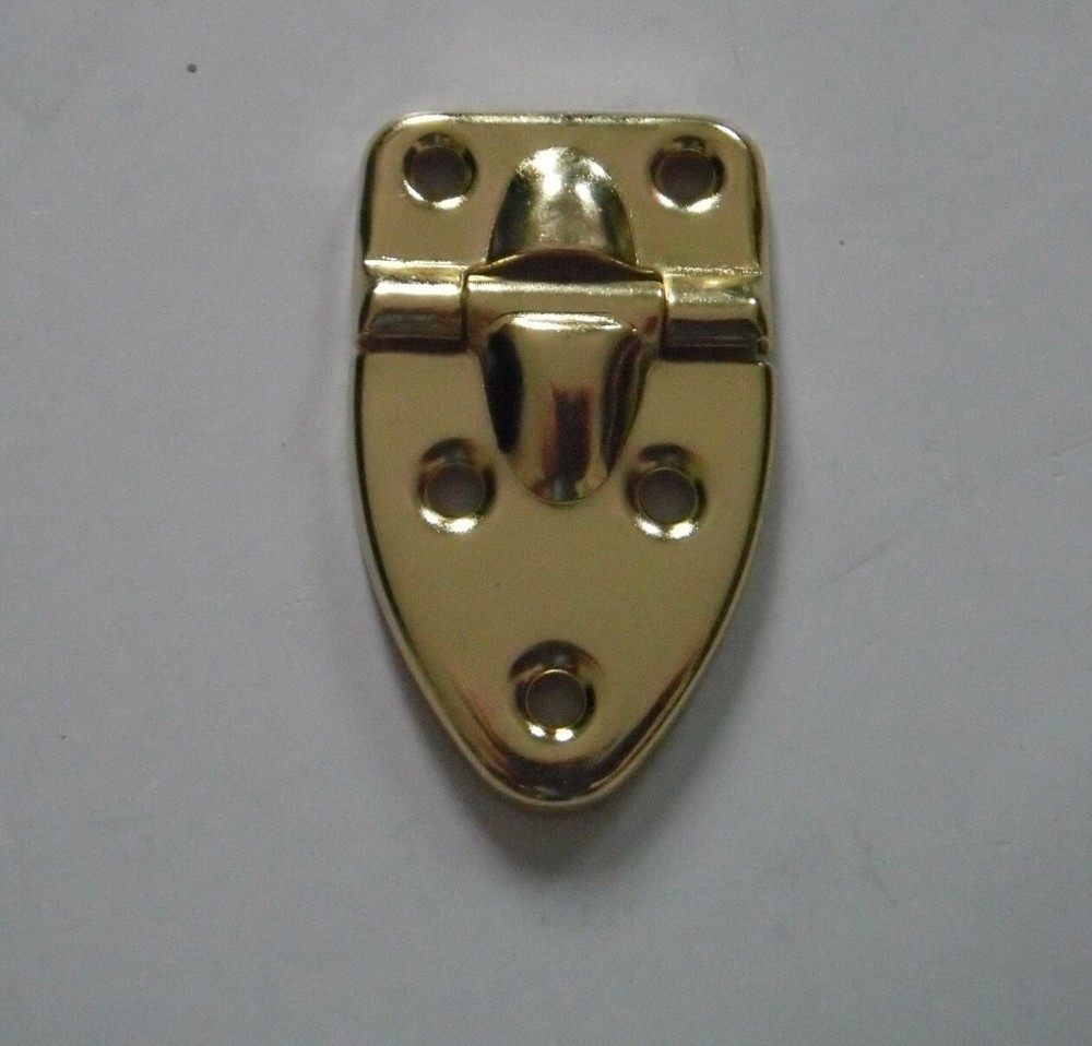 Guitar Case Hinges Brass  large w/rivets