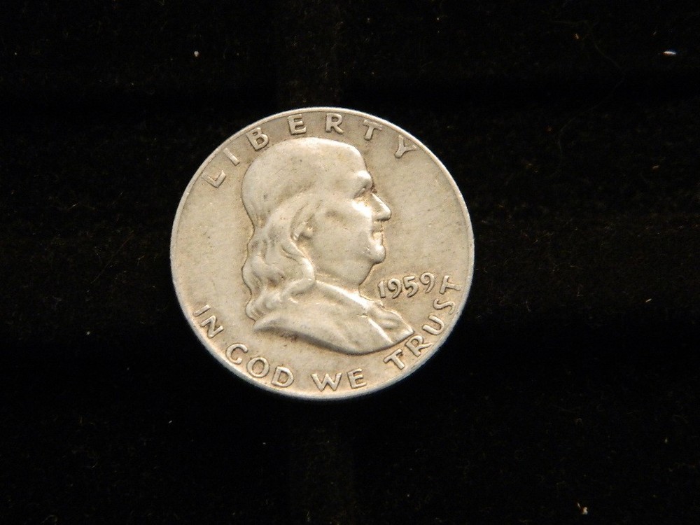 20 - 1950's Mixed Dates 90% Silver Franklin Half Dollar