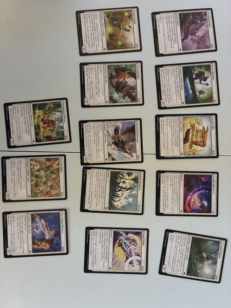Magic MTG Bloomburrow BLB Complete Common Set x 4 Playset