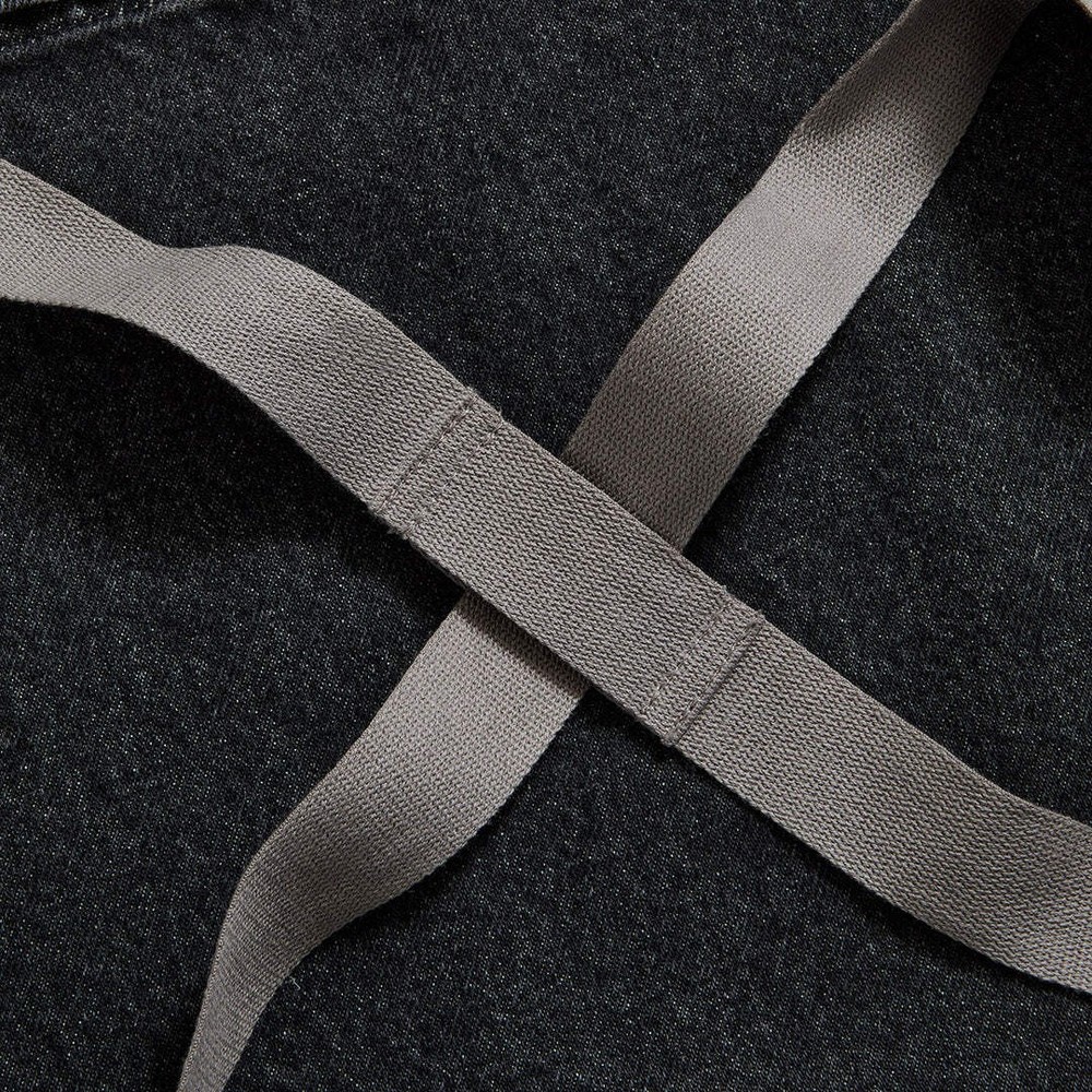 The Crossback Apron - Oyster Grey Denim