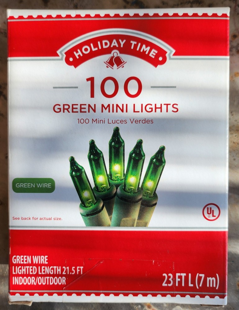 Holiday Time / Style 100 Mini Light String - (NIB)