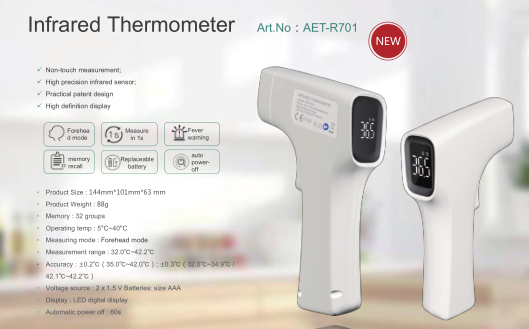 Infrared Thermometer Forehead